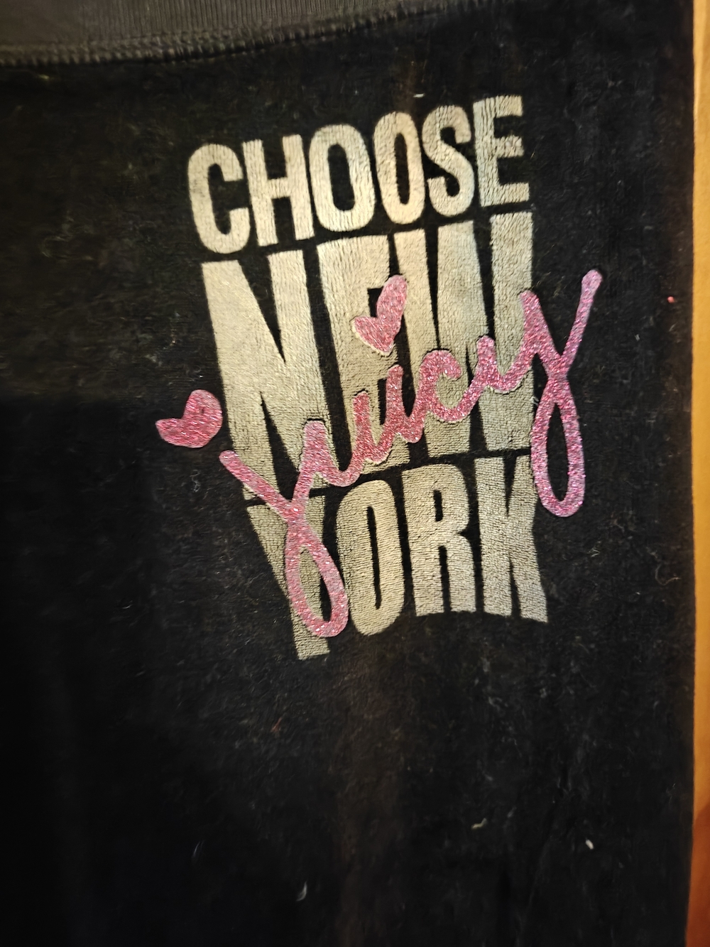 Juicy Couture Black Velour Set - Y2K Style - Picture 3 of 5